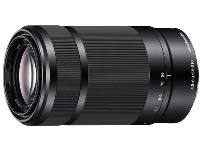 Sony - 55-210mm f/4.5-6.3 Telephoto Zoom Lens for Most Alpha E-Mount Cameras - Black - image 3