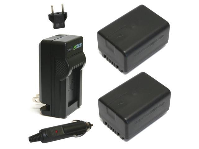 Wasabi Battery and Charger Kit for Panasonic VW-VBT190