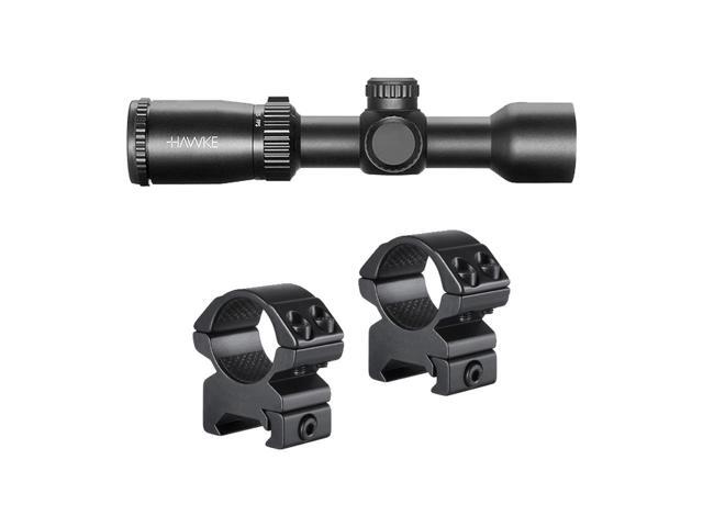 Hawke XB1 Vari-Speed 1.5-5x32 IR Crossbow Scope w/ Illuminated Reticle & Rings