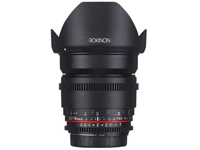 Rokinon DS16M-NEX 16mm T2.2 Cine Wide Angle Lens for Sony E-Mount Cameras