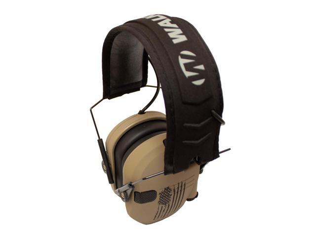 Walker's Razor Slim Electronic Shooting Hearing Protection Muff, Distressed Flag
