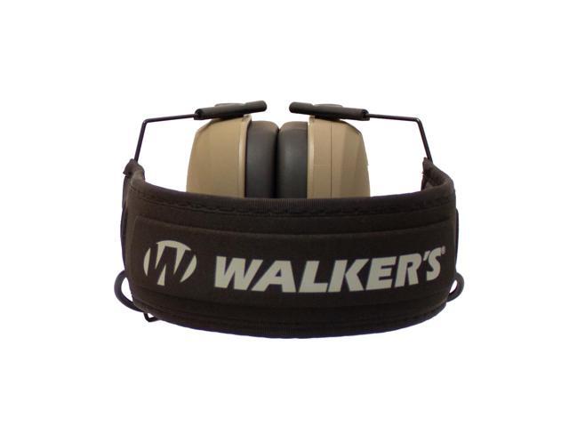 Walker's Razor Slim Electronic Shooting Hearing Protection Muff, Distressed Flag