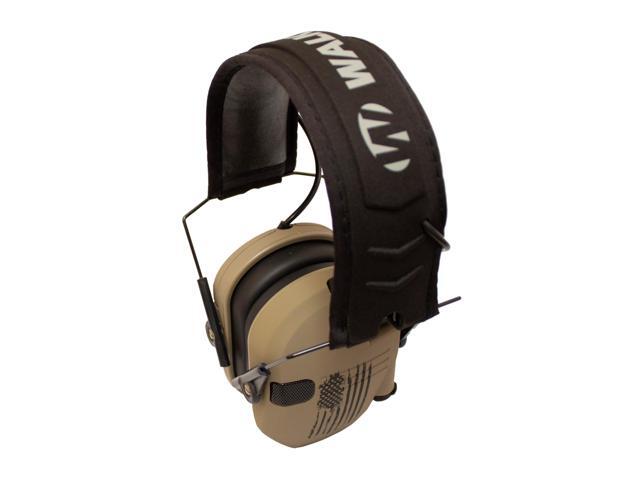 Walker's Razor Shooting Muffs (Distressed Flag) with OTG Shooting Glasses Kit