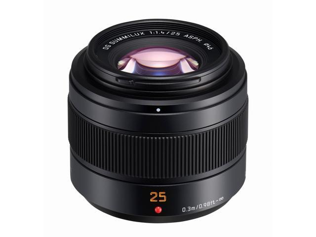 panasonic lumix g leica dg summilux lens, 25mm, f1.4 asph, mirrorless micro four thirds, dust and splash-resistant design, h-xa