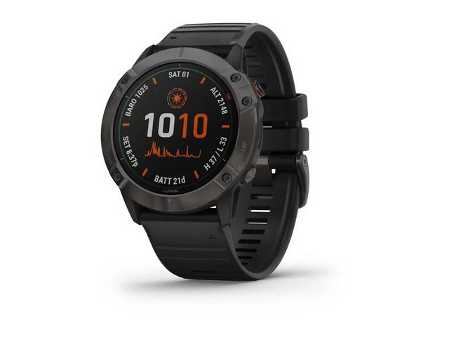 Garmin FENIX6XPSTGB fenix 6X - Pro Solar Edition - Carbon