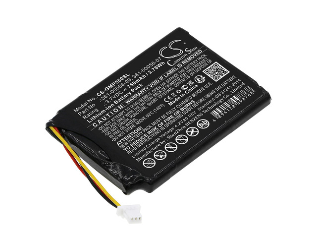 Battery for Garmin 361-00056-07 361-00056-09 010-11925-10 Drive 60 61 Pro 550