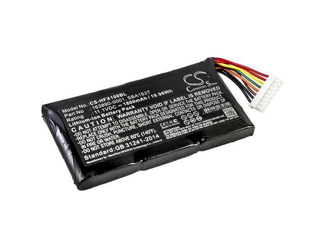 Battery for Honeywell Marathon FX1 LXE FX1380 163890-0001 163890-0001B SBA163T