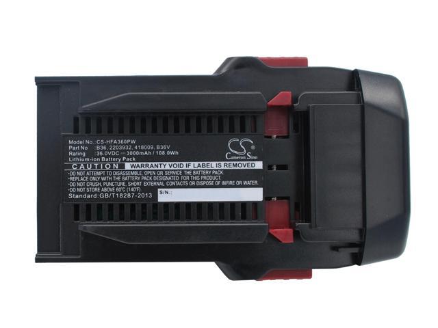 Photos - Power Tool Battery Battery for HILTI TE6-A Li TE6-A36 WSR36-A 2203932 418009 B36 B36V 36V 300