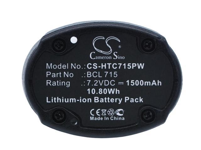 Photos - Power Tool Battery Battery for Hitachi WH7DL BCL 715 BCL715 Power Tool CS-HTC715PW 7.2v 1500m