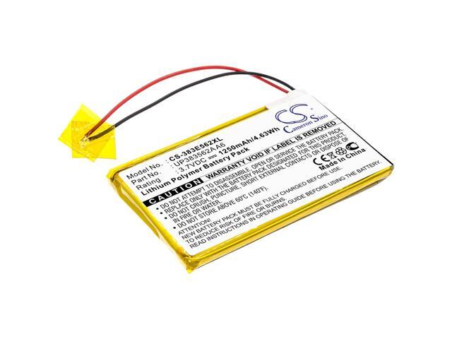 Battery for Palm Tungsten E A6 Pocket PC PDA CS-383E562XL UP383562A 3.7v 1250mAh