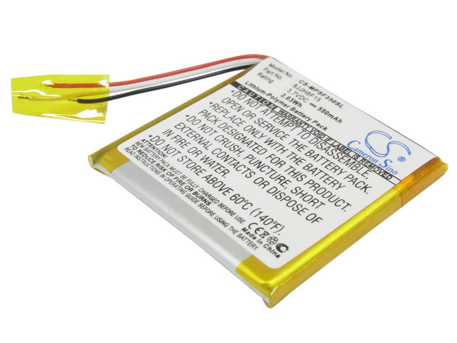 Battery for SanDisk Sansa Fuze Media Player 2GB 4GB 8GB MP3 MP4 WMA WAV FLAC MPEG4 MicroSD San Disk
