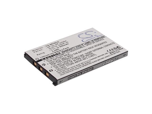 Battery for Casio Exilim EX-M1 EX-M2 EX-Z3 EX-Z5 EX-Z8 EX-Z70 NP-20 NP-20DBA