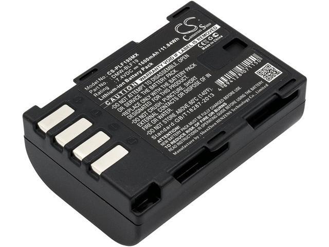 Battery for Panasonic Lumix DMC-GH3GK DMC-GH3H GH4 DMW-BLF19 DMW-BLF19E 1600mAh