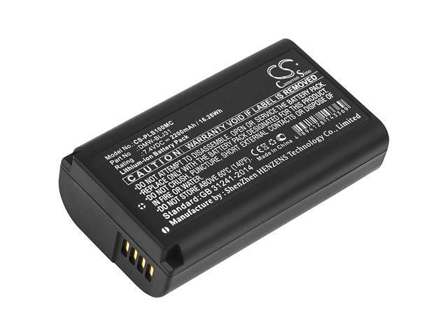 Battery for Panasonic Lumix S1 S1R DC-S1 DC-S1R DMW-BLJ31 DMW-BLJ31E 2200mAh