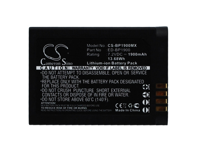 Battery for Samsung NX1 EV-NX1ZZZBMBUS NX1ZZZBQBUS ED-BP1900 CS-BP1900MX 1900mAh