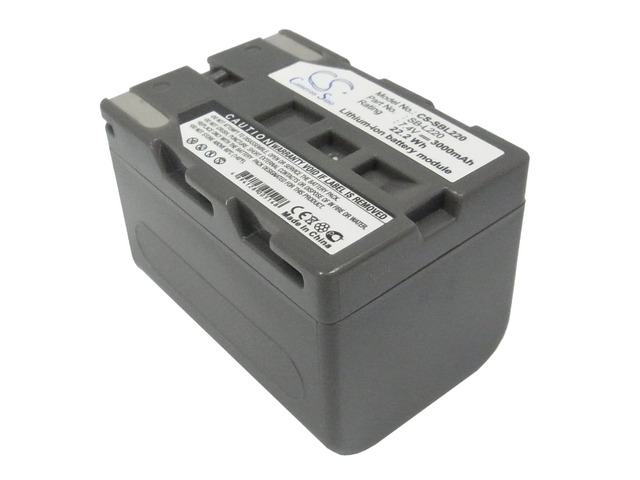 Battery for Samsung SCD23 SCD33 VP-D250 VP-D55 Leaf Aptus-II 22 SB-L220 SB-L70A