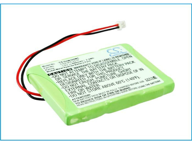 Battery for Digital Ally DVM 500 DVM-RMT 135-0035 CS2/3F6 3S1P CS-DVM300MC 600mA