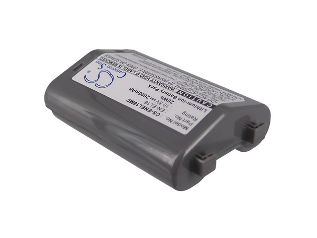 Battery for Nikon D4 DSLR D4S D5 D500 D810 D850 EN-EL18 EN-EL18a 10.8v 2600mAh