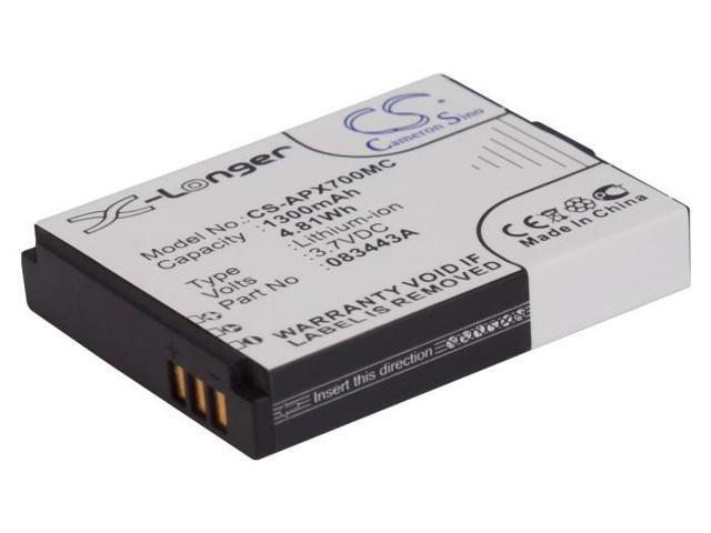 Battery for Actionpro ISAW A1 A2 Ace A3 X7 083443A Camera CS-APX700MC 1300mAh