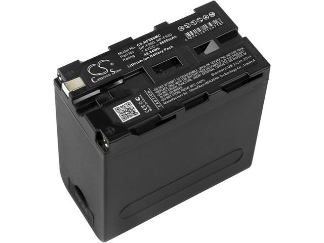 Battery for Sony NP-F930 NP-F950 NP-F960 NP-F970 NP-F975 XL-B2 XL-B3 6600mAh