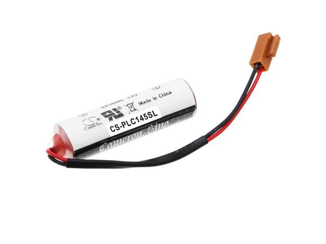 Battery for Mitsubishi ER6V C4 Toshiba ER14500 CS-PLC145SL 2000mAh Brown Plug