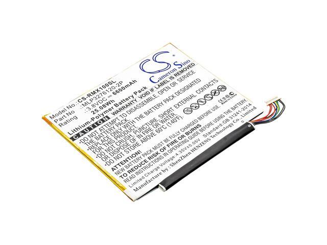 Battery for Verizon Ellipsis 10 16GB XLTE QTAIR7 LTE MLP3276120-2P Tablet 3.8V