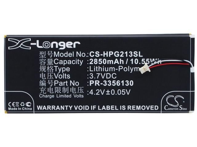 Battery for HP Slate 7 G2 1311 1315 PR-3356130 Tablet CS-HPG213SL 3.7v 2850mAh