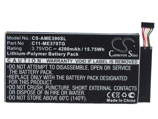 Battery for Asus ME370TG Google Nexus 7 C11-ME370TG Tablet CS-AME390SL 3.75v