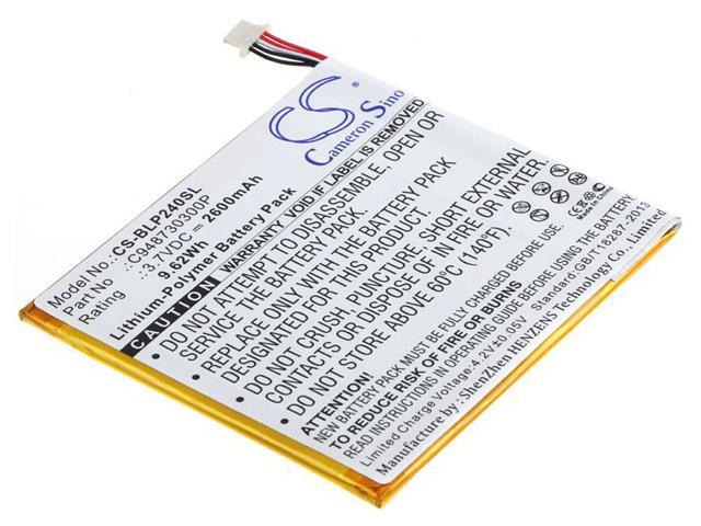 Battery for BLU BT-E003 P240u TouchBook G7 7' 3G C948730300P Tablet CS-BLP240SL