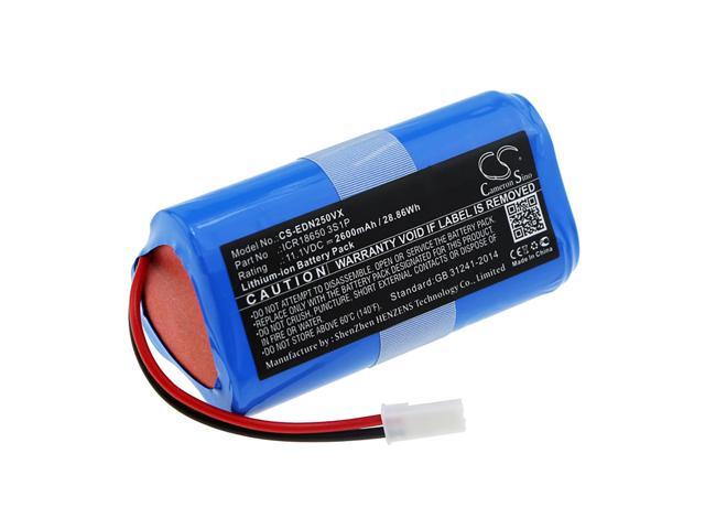 Battery for Ecovacs CEN250 ML009 V700 ICR18650 3S1P Vacuum CS-EDN250VX 11.1v