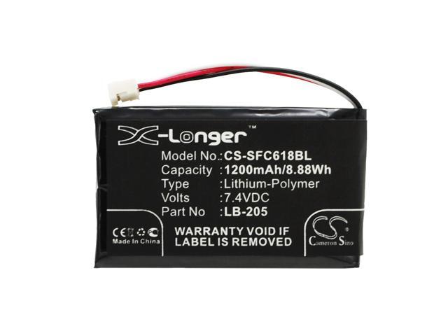 Battery for Safescan 6185 131-0477 LB-205 Payment Terminal CS-SFC618BL 1200mAh