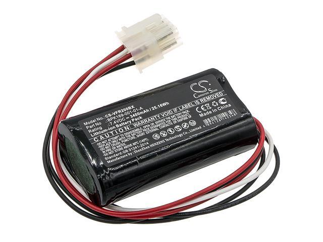 Battery for Verifone PCA169-001-01 Ruby 2 CI BPK182-001 BPK169-001-01-A 3400mAh