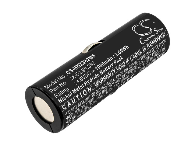 Battery for Heine 200 200s X-02.99.380 X-02.99.382 BATT/110904-A1 1000mAh Ni-MH