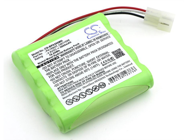 Battery for Bullard PA20 Air Purifying System OM11596 PA1RBAT CS-BPA200MD 3800mA