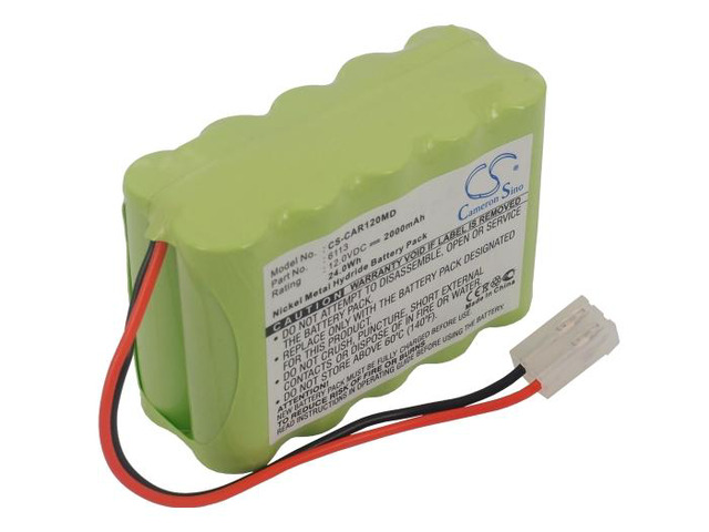 Battery for Cardiette Cardioline AR1200 CardioRapid K360 110176 120176 6113