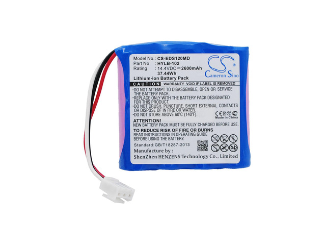 Battery for EDAN SE-3 SE-12 Express VE-300 HYLB-102 SE-300 M3A TWSLB-005 2600mAh