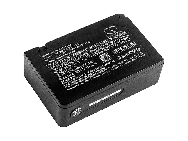 Battery for Mindray T1 115-018016-00 2ICR19/65 LI12I002A CS-MET100MX 3400mAh
