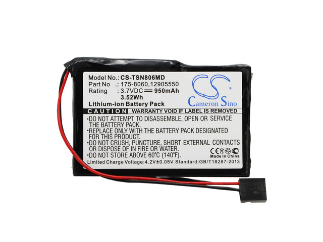 Battery for Thermo Scientific E1-ClipTip Novus Single 12905550 12905590 175-8060