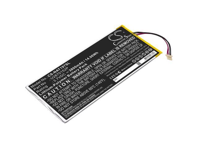 Battery for ONN ONA19TB003 ONA19TB007 U2870152P Tablet CS-NAT197SL 3800mAh