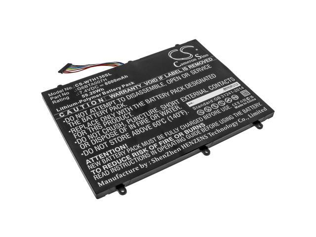 Battery for Wacom Cintiq Companion 2 DTH-W1300 G6BTA007H Tablet CS-WTH130SL