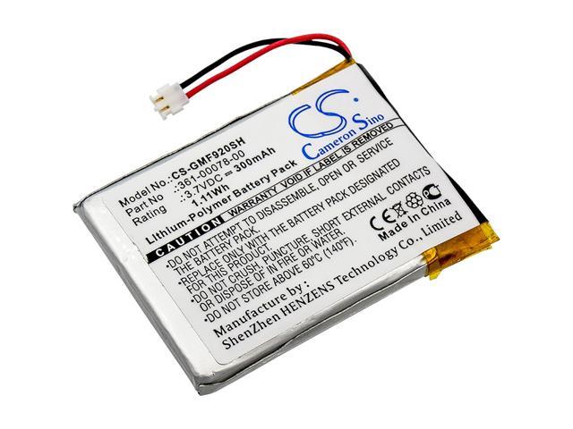 Battery for Garmin Forerunner 920XT 361-00078-00 Smartwatch CS-GMF920SH 300mAh