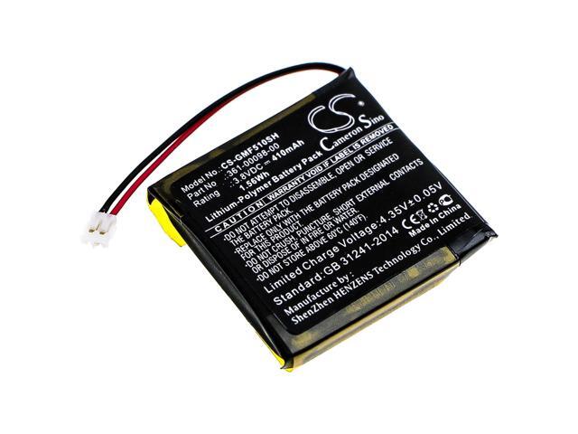 Battery for Garmin Fenix 5X Running 361-00098-00 Smartwatch CS-GMF510SH 410mAh