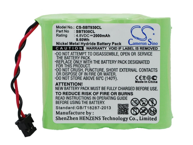 Battery for Sony SPP-300 SPP-E80 SPP-S10 SSP-100 SSP-200 SSP-300 Stabo ST930