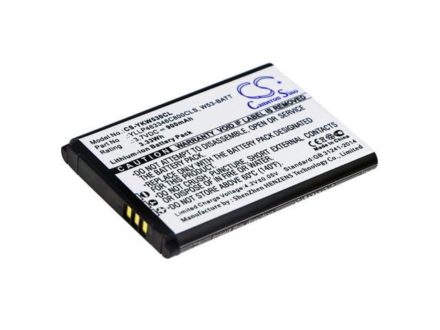 Battery for Yealink W53 W53h W53P W73 W73H W73P W53-BATT YLLP463346C800CLS 900mA