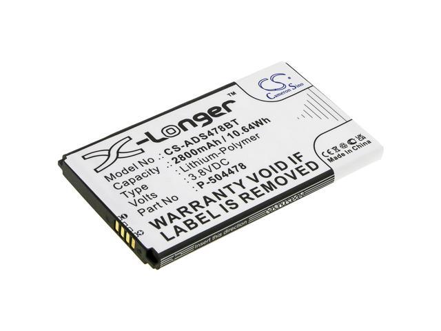Battery for ADT Command Secondary Color Touchscreen Keypad P-504478 CS-ADS478BT