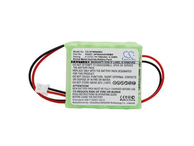 Battery for Honeywell 55111-05 5800RP Wireless Repeater K0257 GP80AAAH5B3BMX