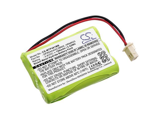 Battery for Motorola MBP481 MBP482 Fisher-Price J2457 M6163 TEL10160 HRMR03