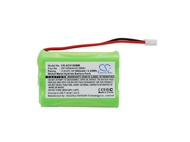 Battery for Audioline Baby Care Monitor V100 G10221GC001474 GP100AAAHC3BMJ Ni-MH