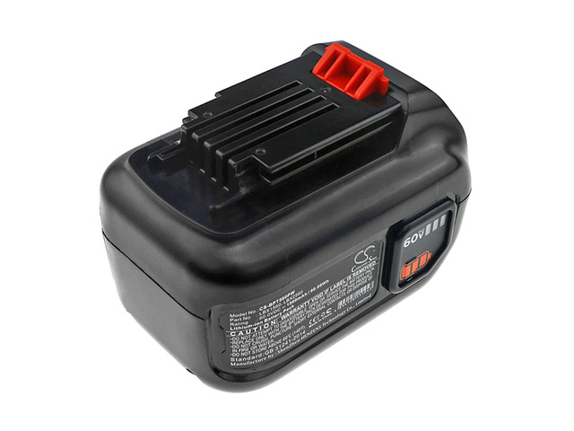 Battery for Black & Decker 60V CM2060C LHT360C LHT360CFF LST560 LBX1560 LBX2560