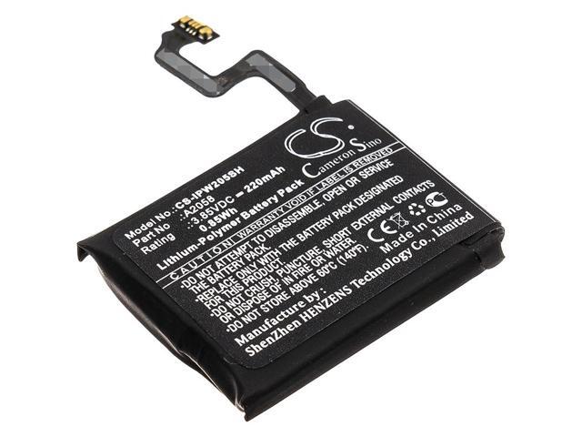 Battery for Apple A1975 A1977 A2007 iWatch Series 4 40mm A2058 CS-IPW205SH 220mA